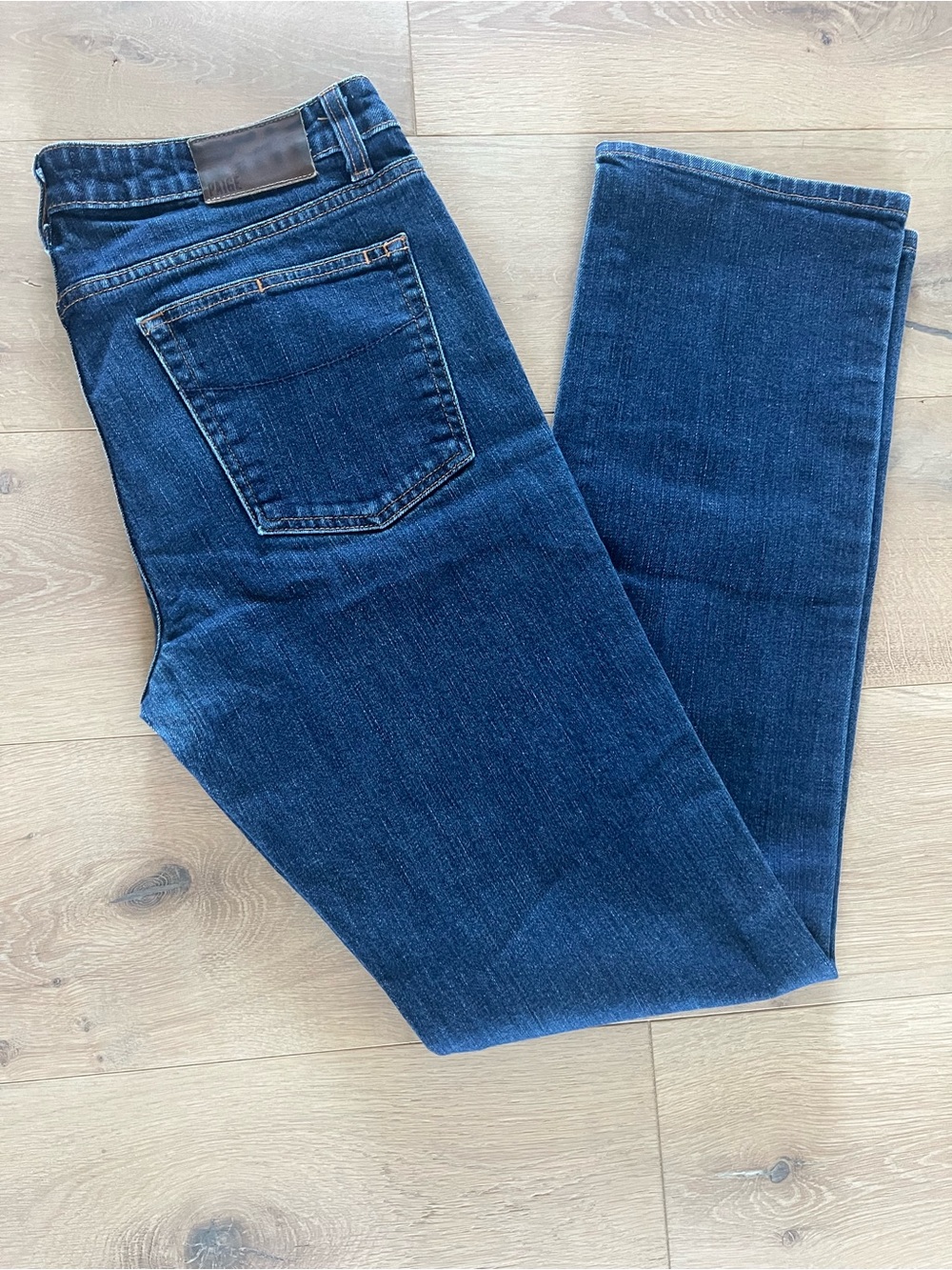 PAIGE Normandie Men's Jeans 34x33 Slim Straight Stretch Denim USA Made